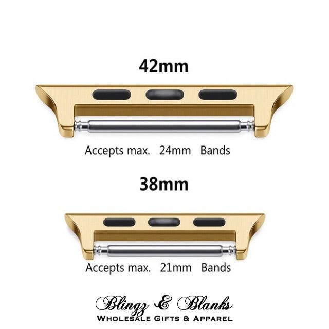 Apple Watch Buckle Connector Set Blingz And Blanks Wholesale Boutique