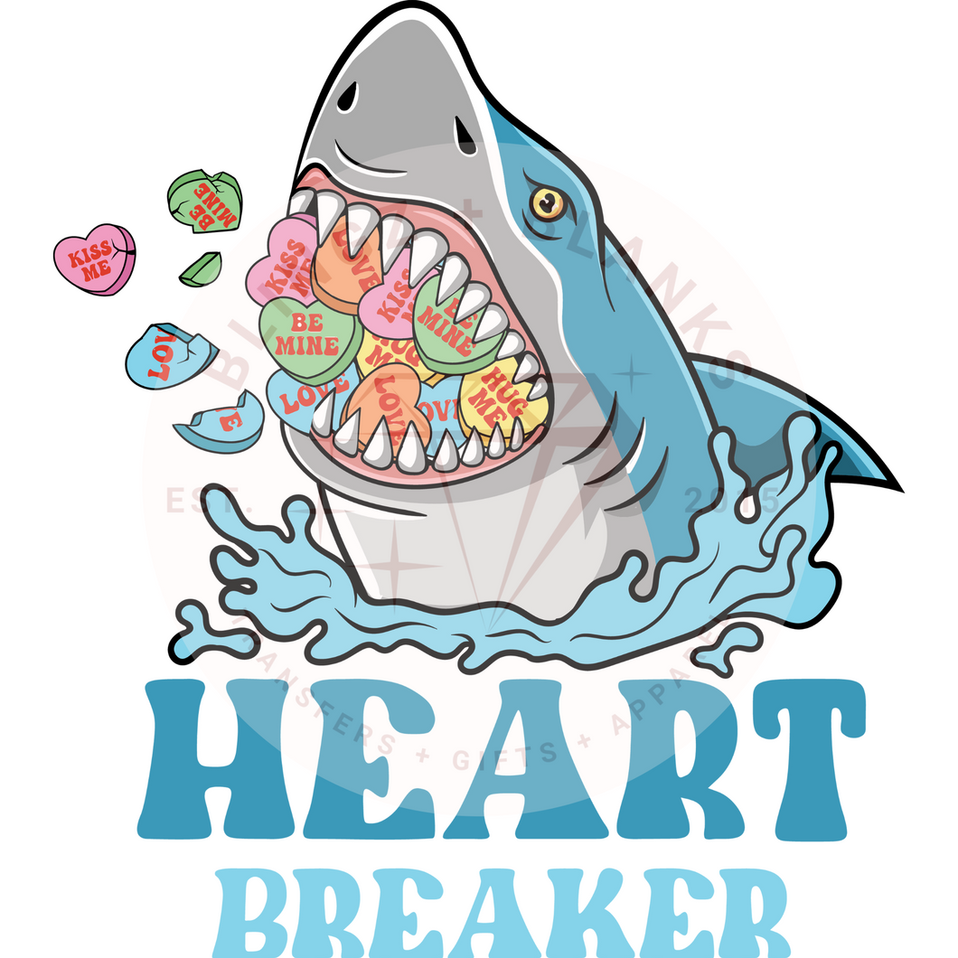 Shark Heartbreaker DTF Transfer