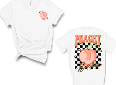 Peachy Babe NEON w Pocket DTF Transfer