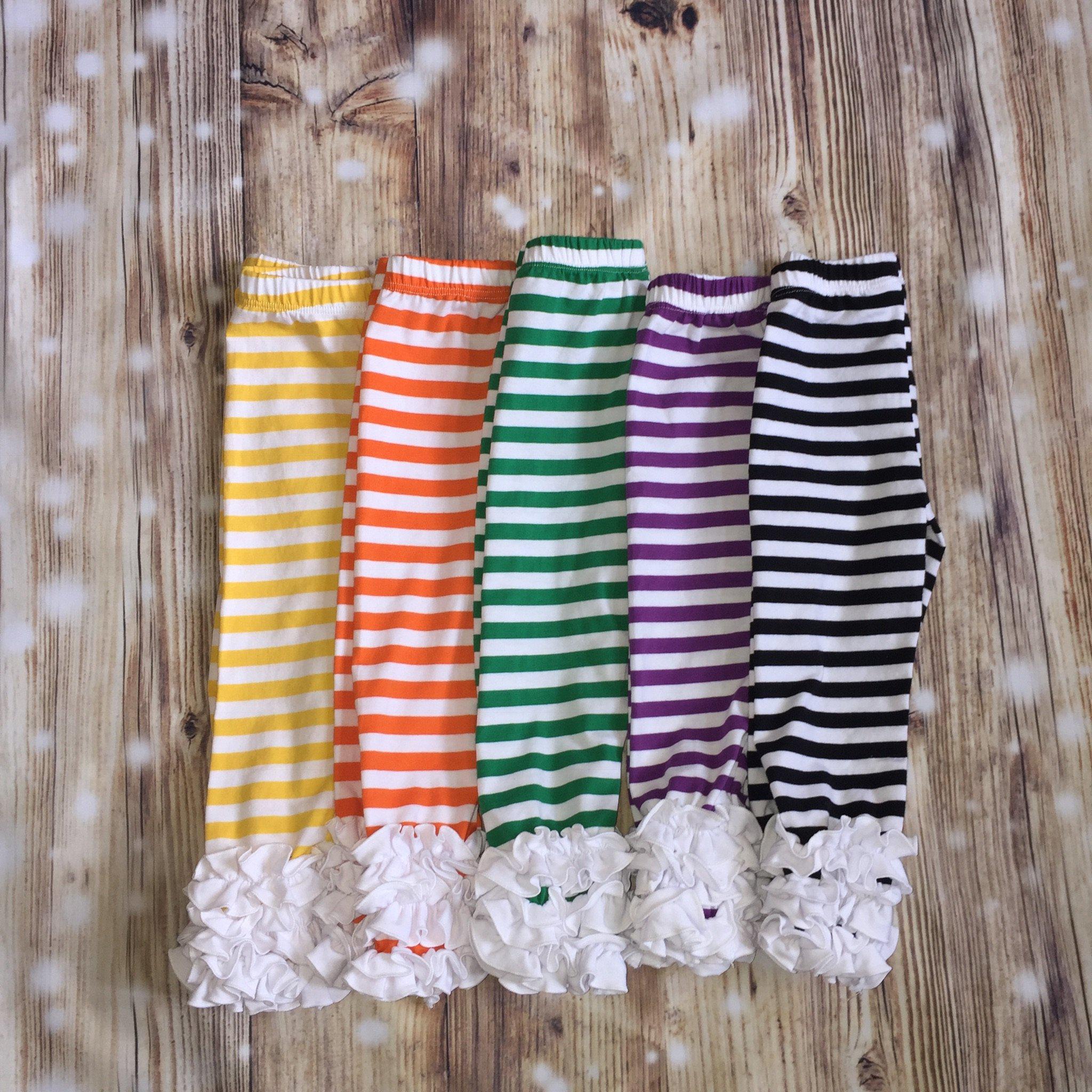 Girls Icing Ruffle Leggings Blingz And Blanks Wholesale Boutique