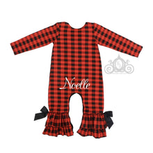 Buffalo Plaid Romper