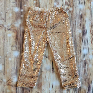 Gold Sequin Pants_Blingz & Blanks Wholesale 