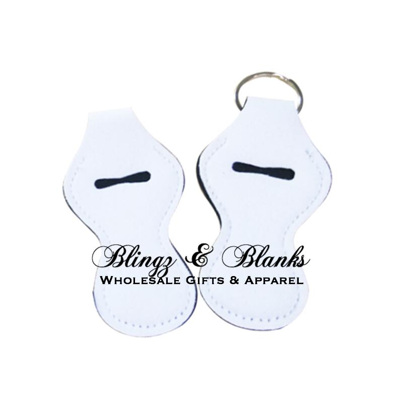 Neoprene Chapstick Holder Keychain (Set of 10)