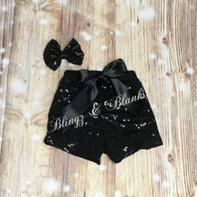 Black Sequin Shorts_Blingz & Blanks Wholesale 