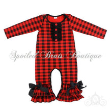 Buffalo Plaid Romper