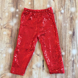 Red Sequin Pants_Blingz & Blanks Wholesale 