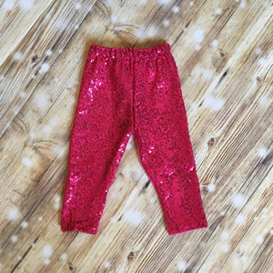 Hot Pink Sequin Pants_Blingz & Blanks Wholesale 