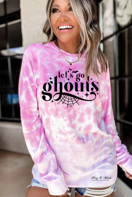 Let's Go Ghouls Tie Dye Shirt