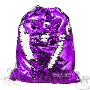 Sequin Drawstring Backpacks