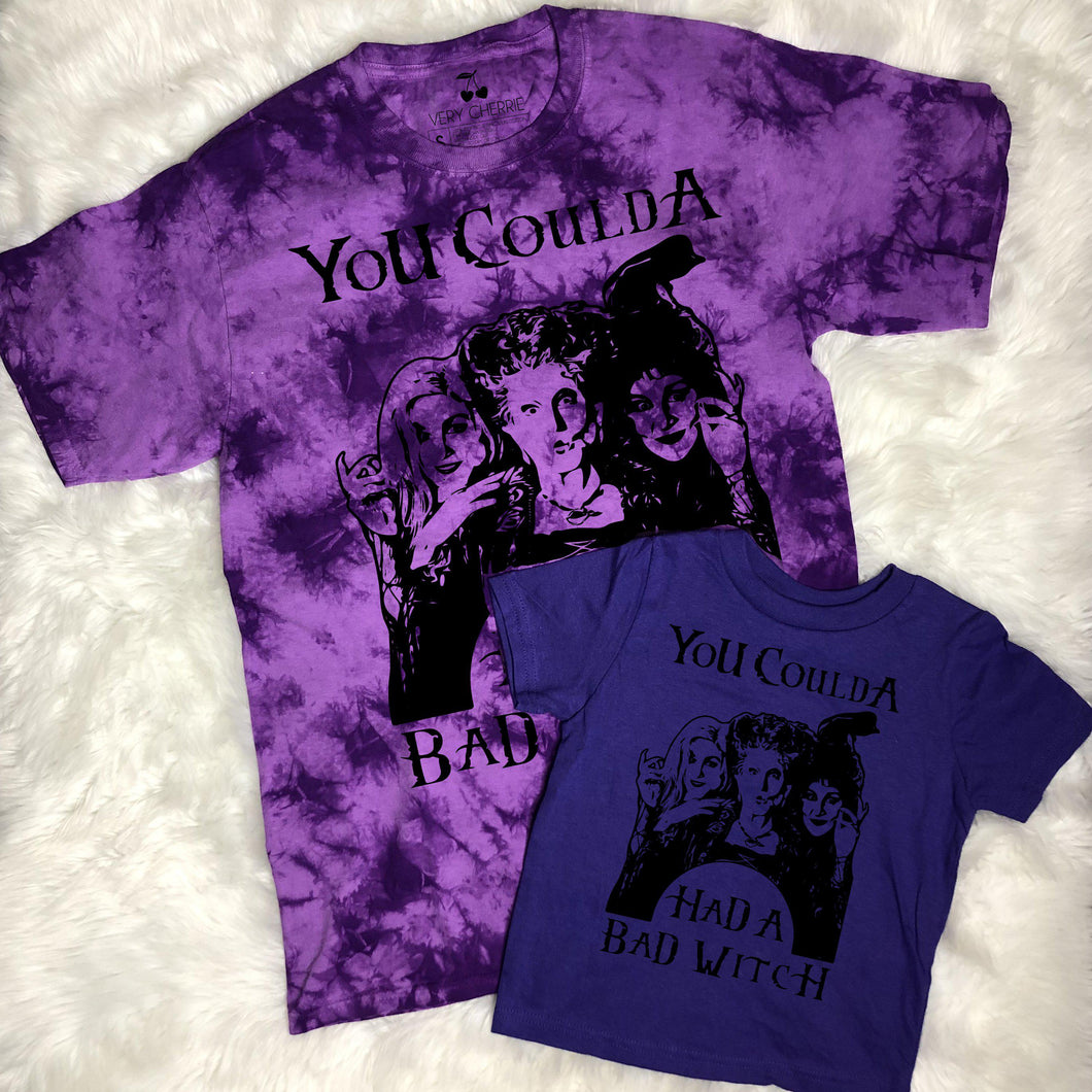 Bad Witch Tie Dye Graphic
