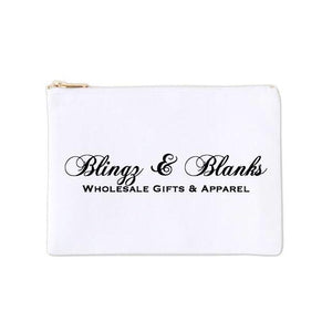 Poly Canvas Makeup Bags – Blingz And Blanks Wholesale Boutique